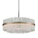 Corbett Lighting - 204-48 - 12 Light Chandelier - Chime - Silver Leaf Polished Stainless
