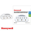 REGLETA DE PARED CON 3 ECHUFES 15A 125V 60HZ CON SENSOR DE LUZ NOCTURNA ACABADO  BLANCO