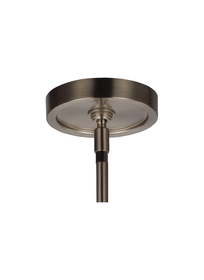 Generation Lighting - F2985/6SN/CH - Six Light Chandelier - Jonah - Satin Nickel / Chrome