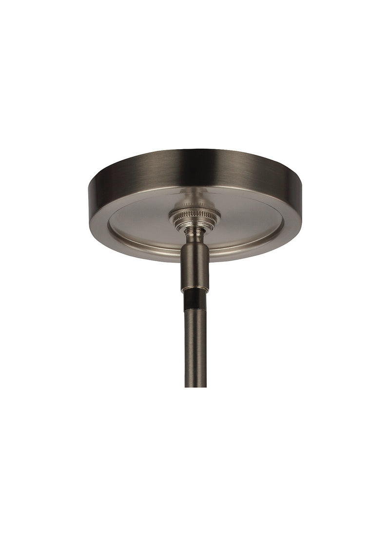 Generation Lighting - F2987/9SN/CH - Nine Light Chandelier - Jonah - Satin Nickel / Chrome