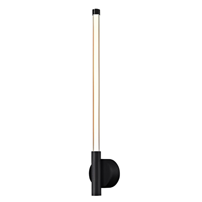 LÁMPARA DE PARED DECORATIVA MODERNA LED 7W, TONALIDAD DE 3000K, 100-240V, 50-60HZ, GRADO DE PROTECCION IP20, ACABADO NEGRO + ACRILICO.