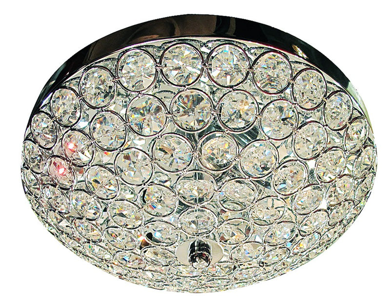 LÁMPARA DE TECHO DECORATIVA DE CRISTAL PARA SOBREPONER 2XG9-40W 110-130V.