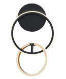 LÁMPARA DE PARED DECORATIVA LED 18W, TONALIDAD 3000K, 100-240V, 50-60HZ, GRADO DE PROTECCION IP20.