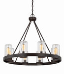 Savoy House - 1-1130-8-13 - Eight Light Outdoor Chandelier - Inman - English Bronze