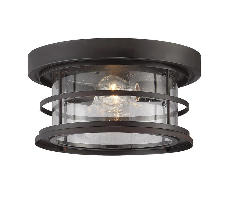 Two Light Flush Mount<br /><span style="color:#4AB0CE;">Entrega: 4-10 dias en USA</span><br /><span style="color:#4AB0CE;font-size:60%;">PREGUNTE POR ENTREGA EN PANAMA</span><br />Collection: Barrett<br />Finish: English Bronze