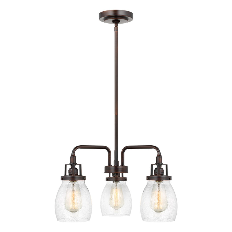 Generation Lighting - 3114503-710 - Three Light Chandelier - Belton - Bronze