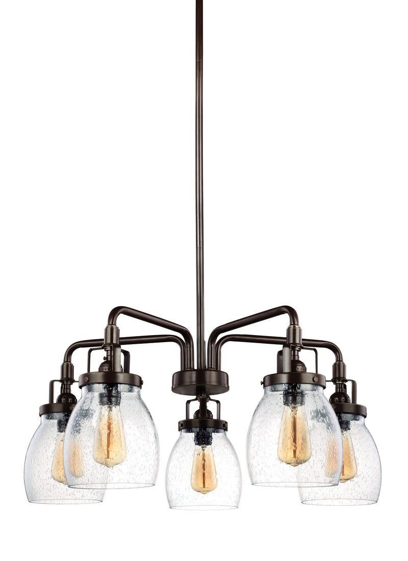 Five Light Chandelier<br /><span style="color:#4AB0CE;">Entrega: 4-10 dias en USA</span><br /><span style="color:#4AB0CE;font-size:60%;">PREGUNTE POR ENTREGA EN PANAMA</span><br />Collection: Belton<br />Finish: Bronze