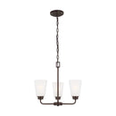 Three Light Chandelier<br /><span style="color:#4AB0CE;">Entrega: 4-10 dias en USA</span><br /><span style="color:#4AB0CE;font-size:60%;">PREGUNTE POR ENTREGA EN PANAMA</span><br />Collection: Kerrville<br />Finish: Bronze