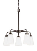 Five Light Chandelier<br /><span style="color:#4AB0CE;">Entrega: 4-10 dias en USA</span><br /><span style="color:#4AB0CE;font-size:60%;">PREGUNTE POR ENTREGA EN PANAMA</span><br />Collection: Kerrville<br />Finish: Bronze