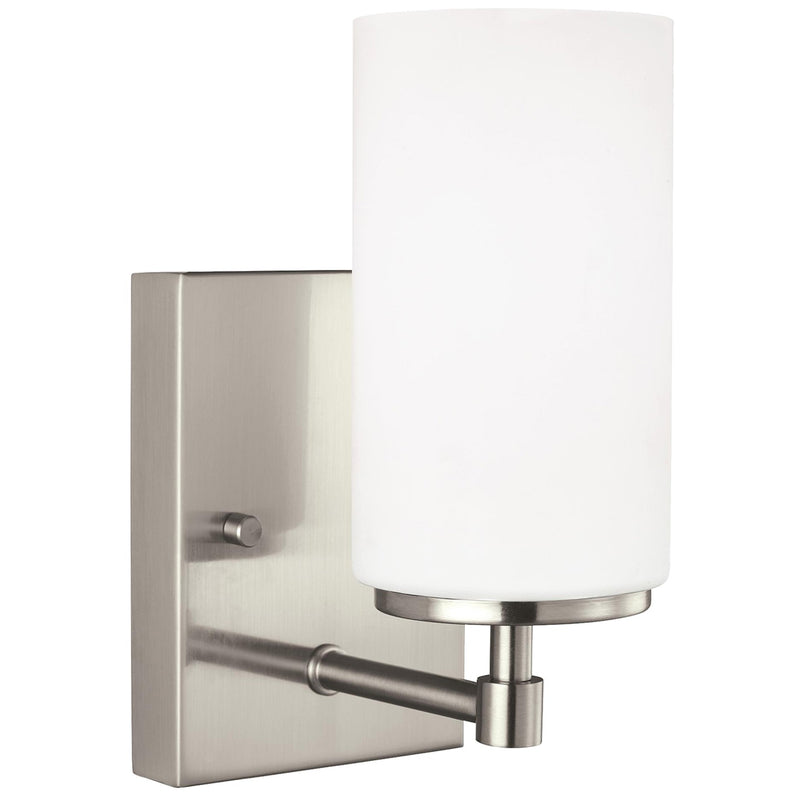 Generation Lighting - 4124601-962 - One Light Wall / Bath Sconce - Alturas - Brushed Nickel