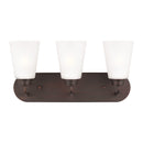 Three Light Wall / Bath<br /><span style="color:#4AB0CE;">Entrega: 4-10 dias en USA</span><br /><span style="color:#4AB0CE;font-size:60%;">PREGUNTE POR ENTREGA EN PANAMA</span><br />Collection: Kerrville<br />Finish: Bronze