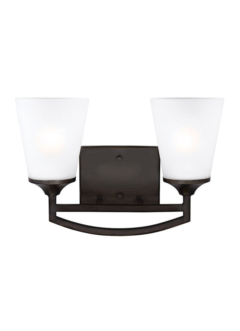 Generation Lighting - 4424502-710 - Two Light Wall / Bath - Hanford - Bronze