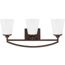 Generation Lighting - 4424503-710 - Three Light Wall / Bath - Hanford - Bronze