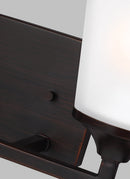 Generation Lighting - 4424504-710 - Four Light Wall / Bath - Hanford - Bronze