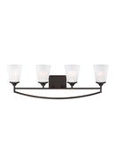 Four Light Wall / Bath<br /><span style="color:#4AB0CE;">Entrega: 4-10 dias en USA</span><br /><span style="color:#4AB0CE;font-size:60%;">PREGUNTE POR ENTREGA EN PANAMA</span><br />Collection: Hanford<br />Finish: Bronze