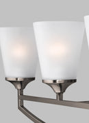 Generation Lighting - 4424504-962 - Four Light Wall / Bath - Hanford - Brushed Nickel