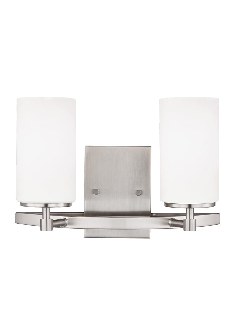 Generation Lighting - 4424602-962 - Two Light Wall / Bath - Alturas - Brushed Nickel