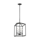 Four Light Hall / Foyer<br /><span style="color:#4AB0CE;">Entrega: 4-10 dias en USA</span><br /><span style="color:#4AB0CE;font-size:60%;">PREGUNTE POR ENTREGA EN PANAMA</span><br />Collection: Perryton<br />Finish: Midnight Black