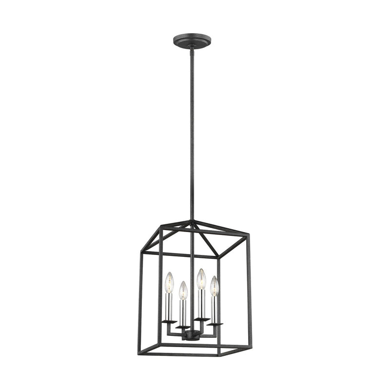 Four Light Hall / Foyer<br /><span style="color:#4AB0CE;">Entrega: 4-10 dias en USA</span><br /><span style="color:#4AB0CE;font-size:60%;">PREGUNTE POR ENTREGA EN PANAMA</span><br />Collection: Perryton<br />Finish: Midnight Black