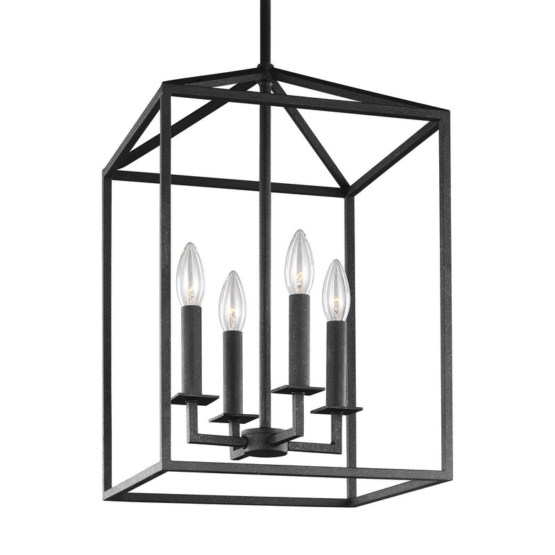 Four Light Hall / Foyer<br /><span style="color:#4AB0CE;">Entrega: 4-10 dias en USA</span><br /><span style="color:#4AB0CE;font-size:60%;">PREGUNTE POR ENTREGA EN PANAMA</span><br />Collection: Perryton<br />Finish: Midnight Black