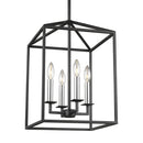 Generation Lighting - 5115004-112 - Four Light Hall / Foyer - Perryton - Midnight Black
