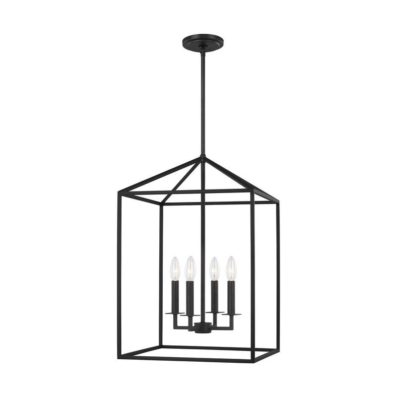 Four Light Hall / Foyer<br /><span style="color:#4AB0CE;">Entrega: 4-10 dias en USA</span><br /><span style="color:#4AB0CE;font-size:60%;">PREGUNTE POR ENTREGA EN PANAMA</span><br />Collection: Perryton<br />Finish: Midnight Black