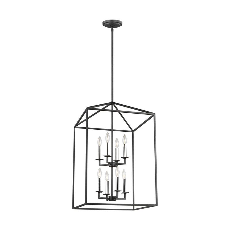 Eight Light Hall / Foyer<br /><span style="color:#4AB0CE;">Entrega: 4-10 dias en USA</span><br /><span style="color:#4AB0CE;font-size:60%;">PREGUNTE POR ENTREGA EN PANAMA</span><br />Collection: Perryton<br />Finish: Midnight Black