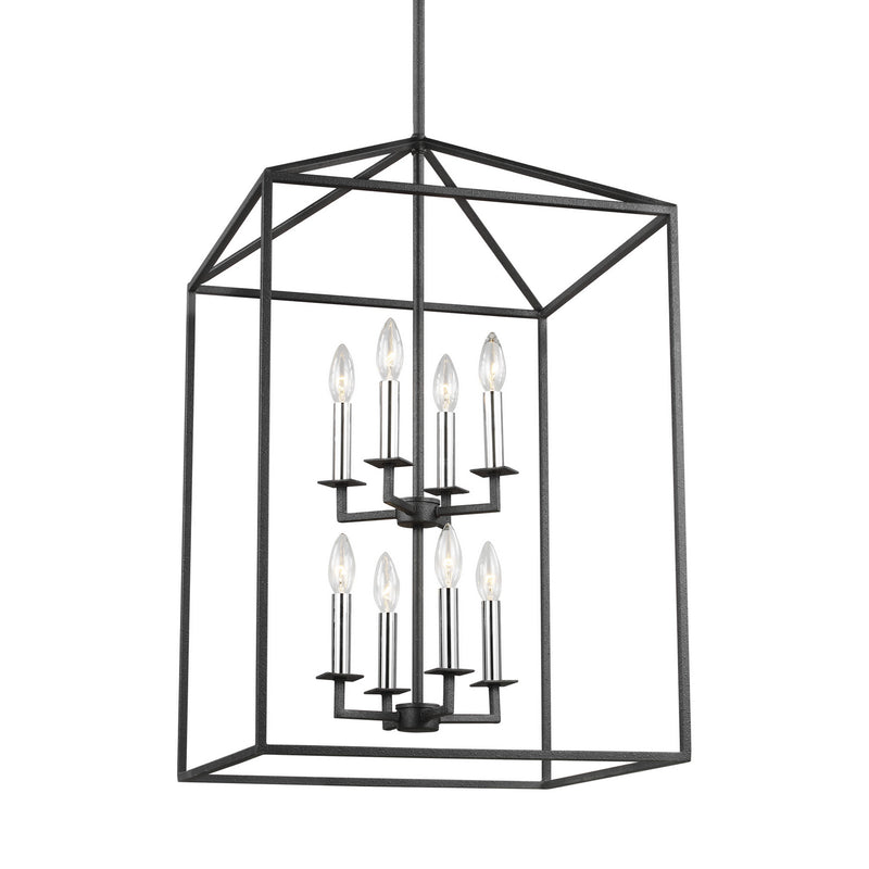 Eight Light Hall / Foyer<br /><span style="color:#4AB0CE;">Entrega: 4-10 dias en USA</span><br /><span style="color:#4AB0CE;font-size:60%;">PREGUNTE POR ENTREGA EN PANAMA</span><br />Collection: Perryton<br />Finish: Midnight Black