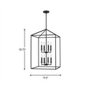 Eight Light Hall / Foyer<br /><span style="color:#4AB0CE;">Entrega: 4-10 dias en USA</span><br /><span style="color:#4AB0CE;font-size:60%;">PREGUNTE POR ENTREGA EN PANAMA</span><br />Collection: Perryton<br />Finish: Midnight Black