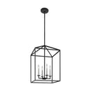 Four Light Hall / Foyer<br /><span style="color:#4AB0CE;">Entrega: 4-10 dias en USA</span><br /><span style="color:#4AB0CE;font-size:60%;">PREGUNTE POR ENTREGA EN PANAMA</span><br />Collection: Perryton<br />Finish: Midnight Black