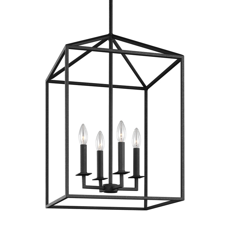 Four Light Hall / Foyer<br /><span style="color:#4AB0CE;">Entrega: 4-10 dias en USA</span><br /><span style="color:#4AB0CE;font-size:60%;">PREGUNTE POR ENTREGA EN PANAMA</span><br />Collection: Perryton<br />Finish: Midnight Black