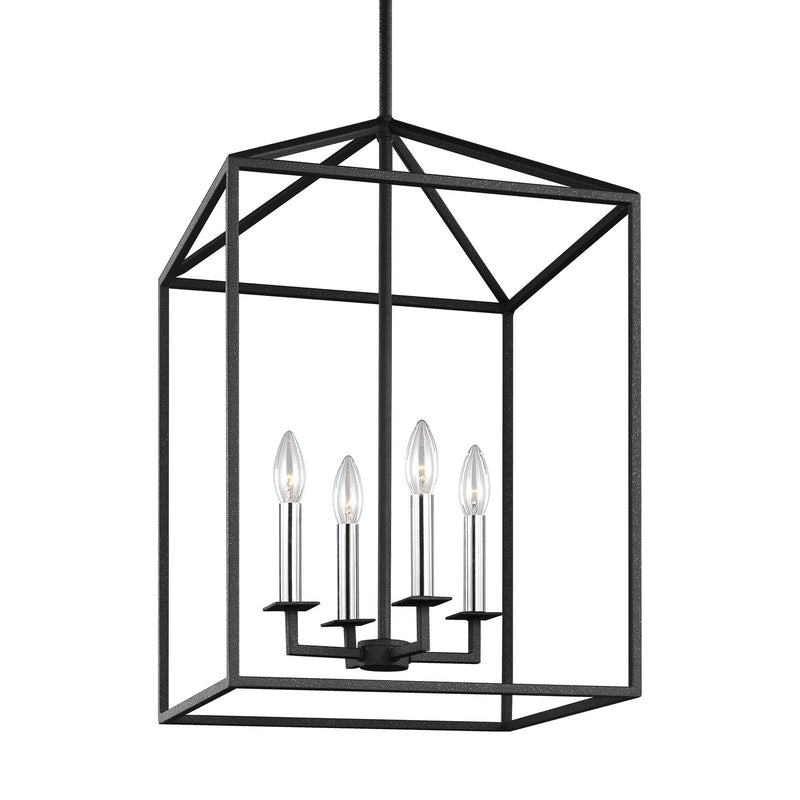 Four Light Hall / Foyer<br /><span style="color:#4AB0CE;">Entrega: 4-10 dias en USA</span><br /><span style="color:#4AB0CE;font-size:60%;">PREGUNTE POR ENTREGA EN PANAMA</span><br />Collection: Perryton<br />Finish: Midnight Black