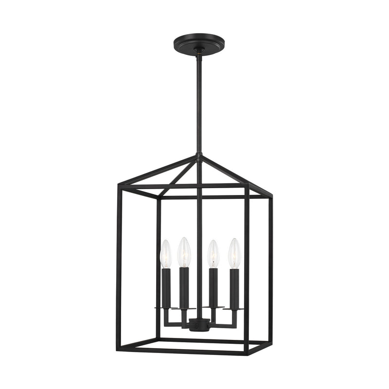 Four Light Hall / Foyer<br /><span style="color:#4AB0CE;">Entrega: 4-10 dias en USA</span><br /><span style="color:#4AB0CE;font-size:60%;">PREGUNTE POR ENTREGA EN PANAMA</span><br />Collection: Perryton<br />Finish: Midnight Black