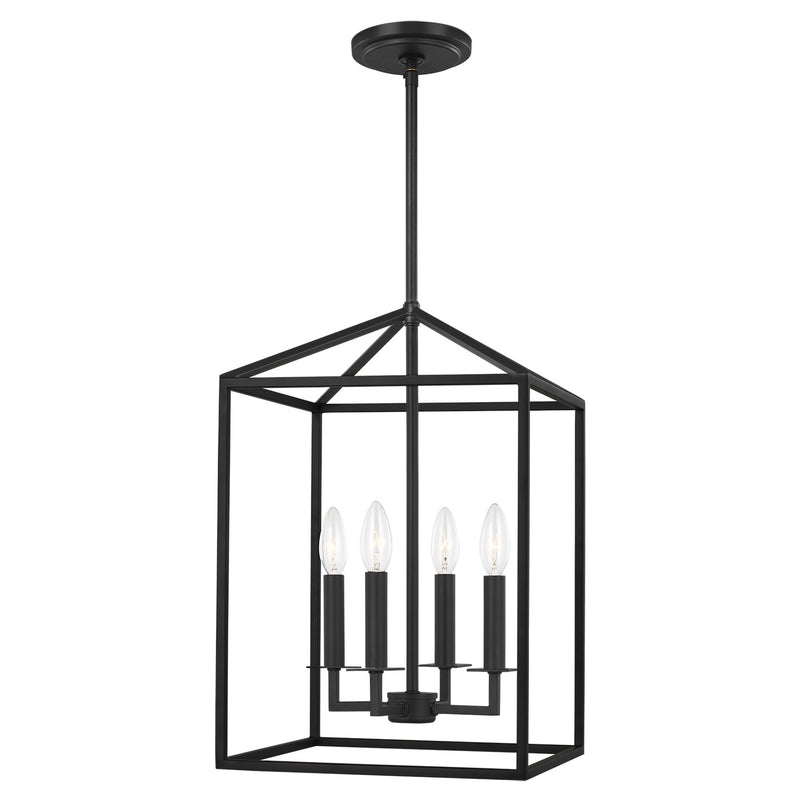Four Light Hall / Foyer<br /><span style="color:#4AB0CE;">Entrega: 4-10 dias en USA</span><br /><span style="color:#4AB0CE;font-size:60%;">PREGUNTE POR ENTREGA EN PANAMA</span><br />Collection: Perryton<br />Finish: Midnight Black
