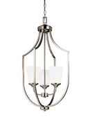 Generation Lighting - 5224503-962 - Three Light Hall / Foyer Pendant - Hanford - Brushed Nickel