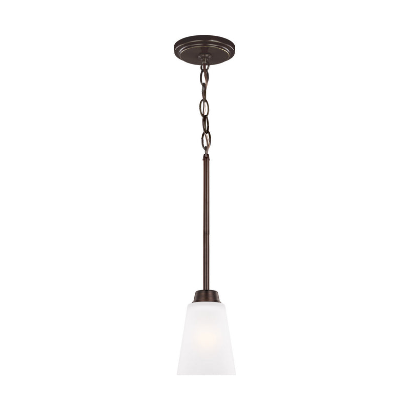 Generation Lighting - 6115201-710 - One Light Mini-Pendant - Kerrville - Bronze