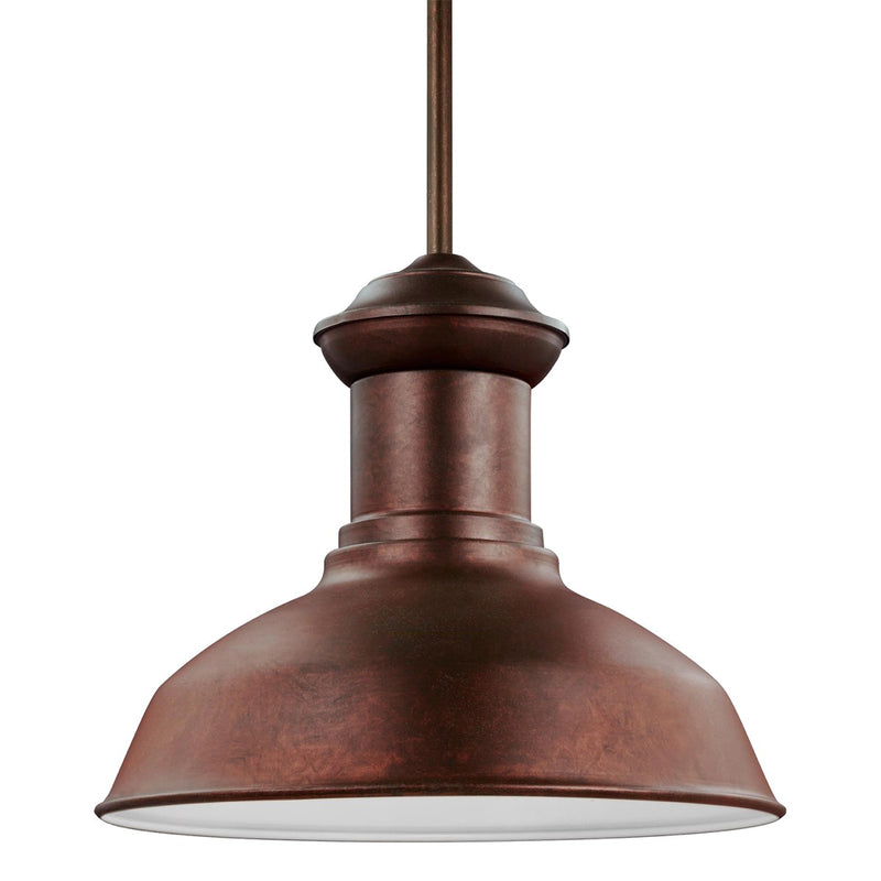 One Light Outdoor Pendant<br /><span style="color:#4AB0CE;">Entrega: 4-10 dias en USA</span><br /><span style="color:#4AB0CE;font-size:60%;">PREGUNTE POR ENTREGA EN PANAMA</span><br />Collection: Fredricksburg<br />Finish: Weathered Copper