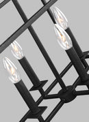 Generation Lighting - 6615008-112 - Eight Light Island Pendant - Perryton - Midnight Black