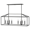 Eight Light Island Pendant<br /><span style="color:#4AB0CE;">Entrega: 4-10 dias en USA</span><br /><span style="color:#4AB0CE;font-size:60%;">PREGUNTE POR ENTREGA EN PANAMA</span><br />Collection: Perryton<br />Finish: Midnight Black