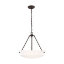 Generation Lighting - 6615203-710 - Three Light Pendant - Kerrville - Bronze