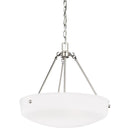 Three Light Pendant<br /><span style="color:#4AB0CE;">Entrega: 4-10 dias en USA</span><br /><span style="color:#4AB0CE;font-size:60%;">PREGUNTE POR ENTREGA EN PANAMA</span><br />Collection: Kerrville<br />Finish: Brushed Nickel