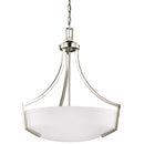 Three Light Pendant<br /><span style="color:#4AB0CE;">Entrega: 4-10 dias en USA</span><br /><span style="color:#4AB0CE;font-size:60%;">PREGUNTE POR ENTREGA EN PANAMA</span><br />Collection: Hanford<br />Finish: Brushed Nickel