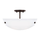 Two Light Semi-Flush Convertible Pendant<br /><span style="color:#4AB0CE;">Entrega: 4-10 dias en USA</span><br /><span style="color:#4AB0CE;font-size:60%;">PREGUNTE POR ENTREGA EN PANAMA</span><br />Collection: Kerrville<br />Finish: Bronze