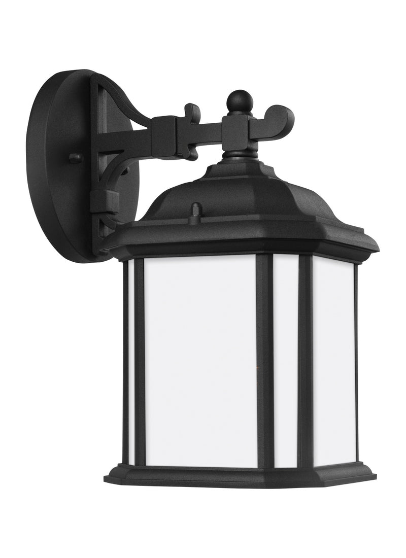 Generation Lighting. - 84529-12 - One Light Outdoor Wall Lantern - Kent - Black