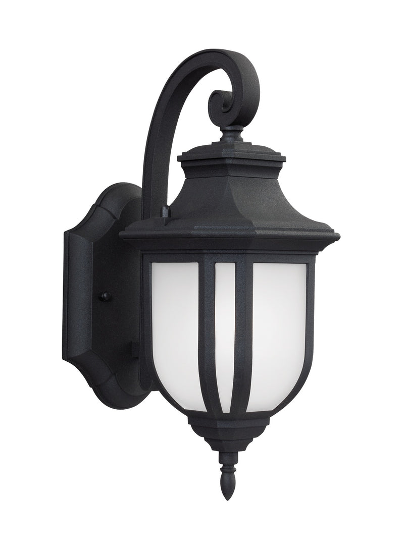 Generation Lighting - 8536301-12 - One Light Outdoor Wall Lantern - Childress - Black