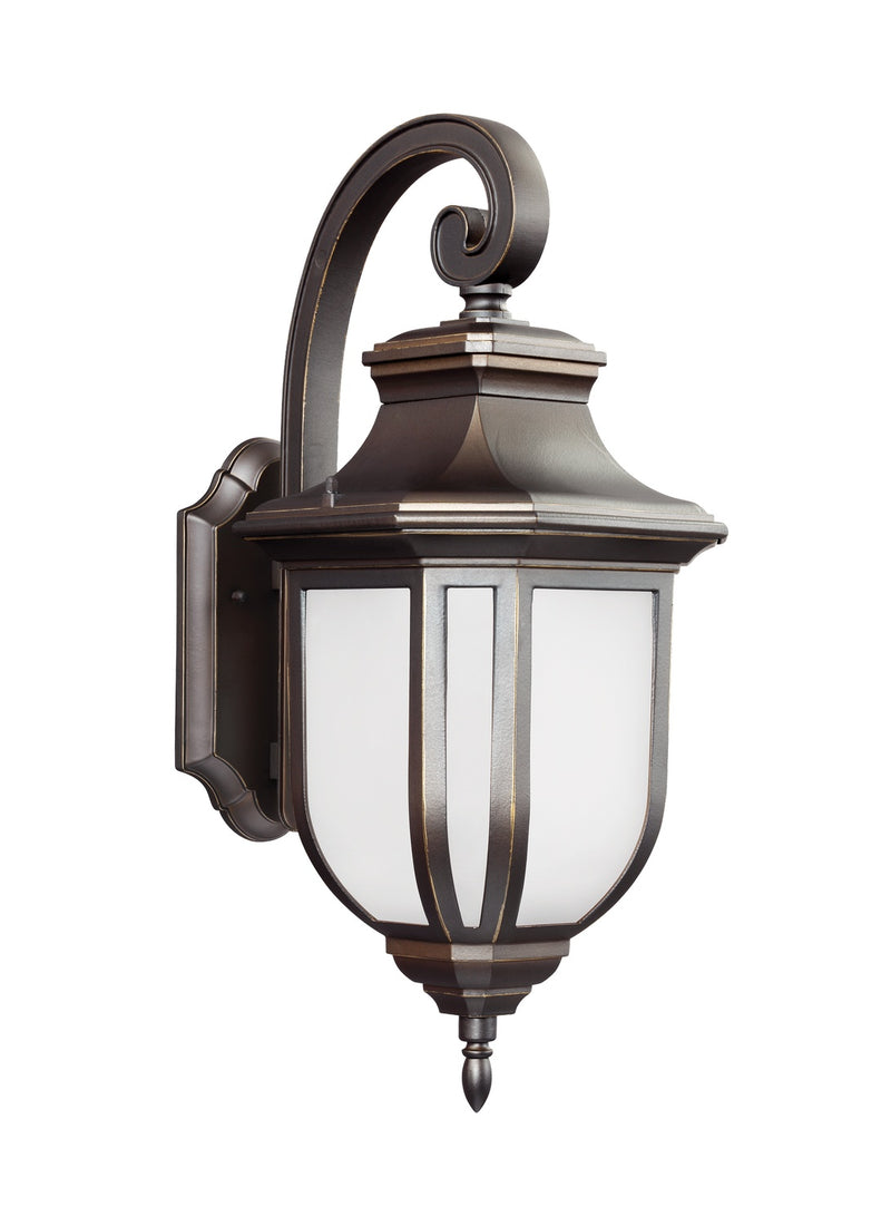 One Light Outdoor Wall Lantern<br /><span style="color:#4AB0CE;">Entrega: 4-10 dias en USA</span><br /><span style="color:#4AB0CE;font-size:60%;">PREGUNTE POR ENTREGA EN PANAMA</span><br />Collection: Childress<br />Finish: Antique Bronze