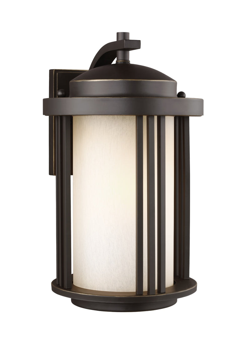 Generation Lighting. - 8747901-71 - One Light Outdoor Wall Lantern - Crowell - Antique Bronze