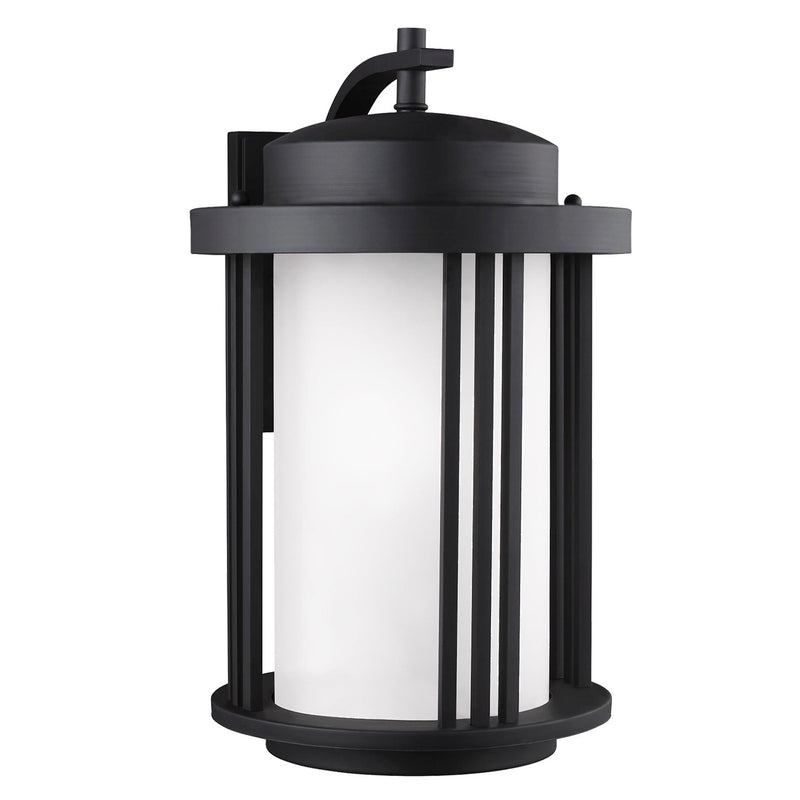 Generation Lighting - 8847901-12 - One Light Outdoor Wall Lantern - Crowell - Black