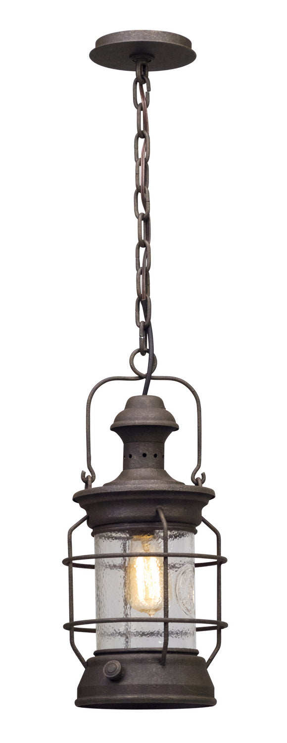 Troy Lighting - F5057-HBZ - One Light Hanging Lantern - Atkins - Heritage Bronze