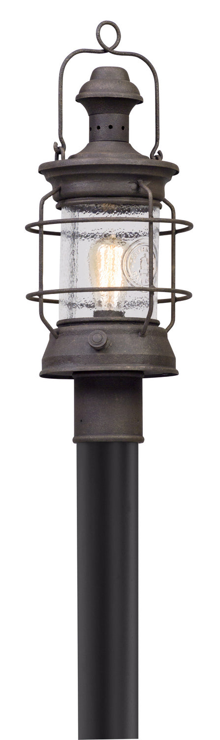 Troy Lighting - P5055-HBZ - One Light Post Lantern - Atkins - Heritage Bronze